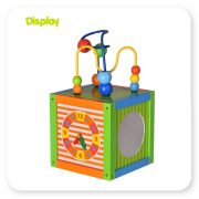 12ACT02-2 wooden activity cube