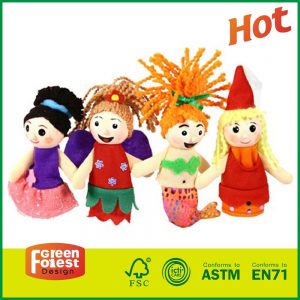 Finger Puppet Playset of 5 For Theatre Stage Play Wholesale Educational Toys