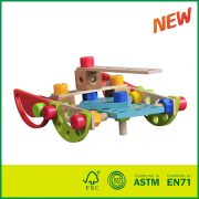 Multi Functional Wooden Nuts and Bolts Combination Toys Building Construction Set