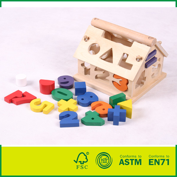 12SOR06 meilleur prix jouets en bois intelligents pour enfants jouet géométrique en bois de pin en bois de bouleau