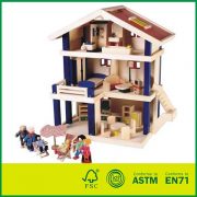 High Quality Wooden Uptown Dolls Cottage With Doll House
