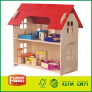 Beautiful Fun House For Girls and Boys Handcraft Construction Set With Wooden Dollhouse Kit