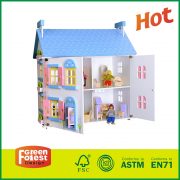 Children Indoor Furniture Storage Girl Fun Toys With Kids Wooden Cottage