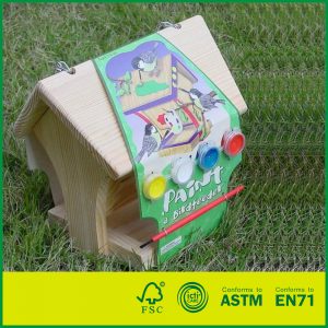 Build and Paint Intelligent DIY Toys for Kids Pine Wood DIY Bird House